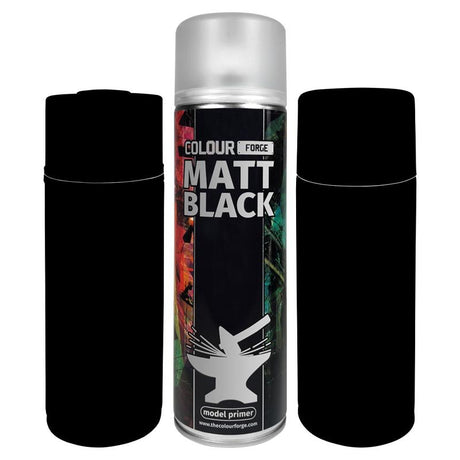 The Colour Forge Matt Black Spray (500ml)