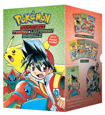 Pokemon Adventures FireRed & LeafGreen Emerald Box Set