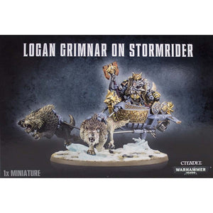 Space Wolves Logan Grimnar On Stormrider