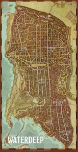D&D Waterdeep Vinyl Game Mat