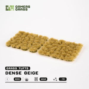 Gamers Grass Dense Beige 6mm Tufts