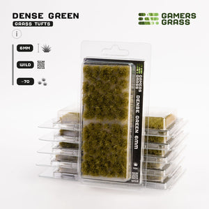 Gamers-Gras, dichte grüne 6-mm-Grasbüschel