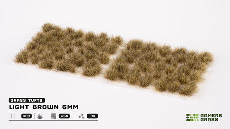 Gamers Grass Light Brown 6mm Tufts