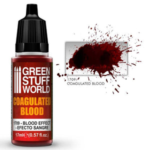 Grünes Zeug Welt geronnenes Blut