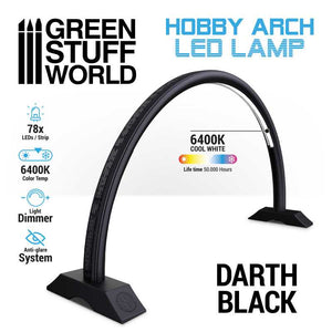 Lampe LED Green Stuff World Hobby Arch - Dark Black