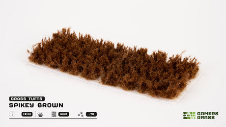 Gamers Grass Spikey Brown 12mm