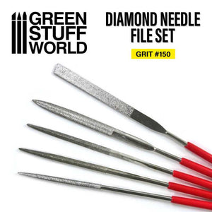 Green Stuff World Diamond Needle File Set Grit 150