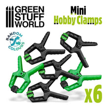Load image into Gallery viewer, Green Stuff World Mini Hobby Clamps x6