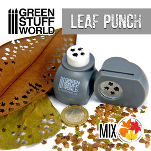 Grønne ting verden blad punch grey