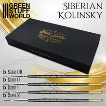 Laden Sie das Bild in den Galerie-Viewer, Green Stuff World Premium Brush Set Gold Series