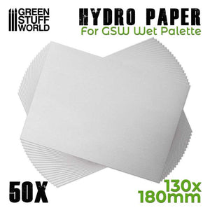 Green Stuff World Wet Palette Hydro Papier x50