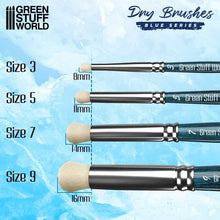 Load image into Gallery viewer, Green Stuff World Premium Dry Brush Set Blue Series