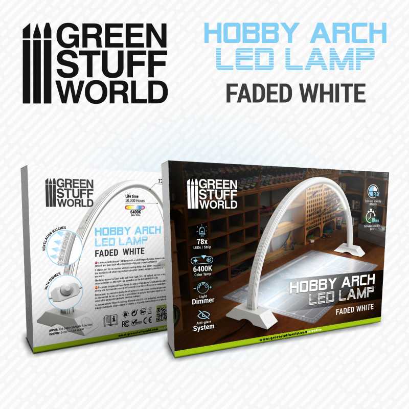 Green Stuff World Hobby Arch LED Lamp - Faded White
