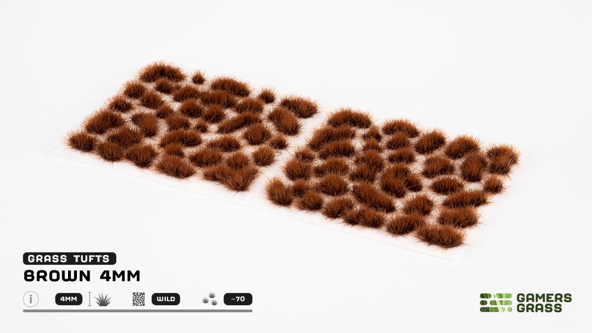 Gamers Grass Brown 4mm Tufts