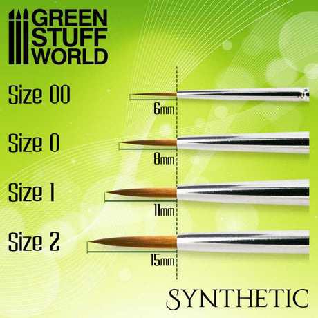 Green Stuff World Synthetic Brush Set