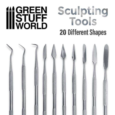 Green Stuff World 10x Sculpting Tools