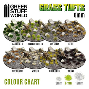 Green Stuff World Grass Tufts Dry Brown 6mm