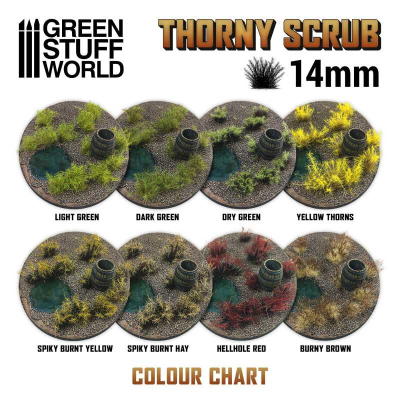 Green Stuff World Thorny Scrubs Burny Brown