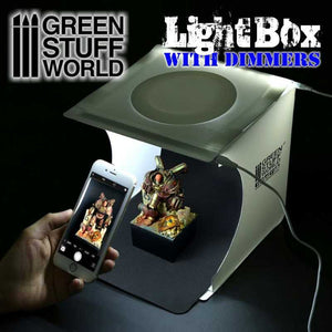 Studio lightbox du monde des trucs verts