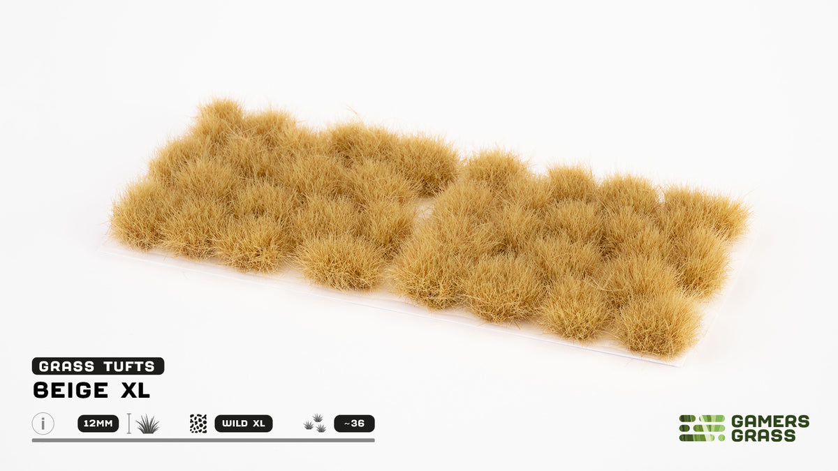 Gamers Grass Beige XL 12mm Tufts