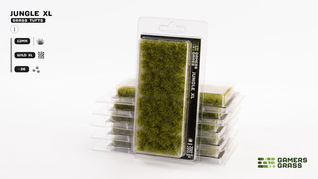 Gamers Grass Jungle XL 12mm Tufts
