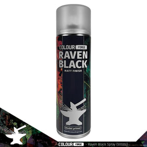 Färgen forge raven black spray (500ml)