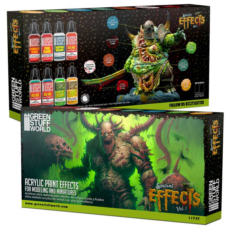Green Stuff World Special Effects Paint Set Volume 1