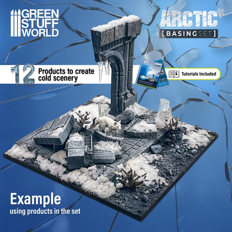 Green Stuff World Basing Set Arctic (B GRADE)