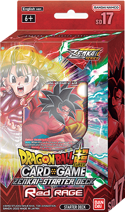 Dragon Ball Super Card Game Zenkai Series Starter Deck SD17 Red Rage