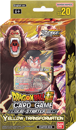 Dragon Ball Super Card Game Zenkai Series Starter Deck SD20 Yellow Transformation