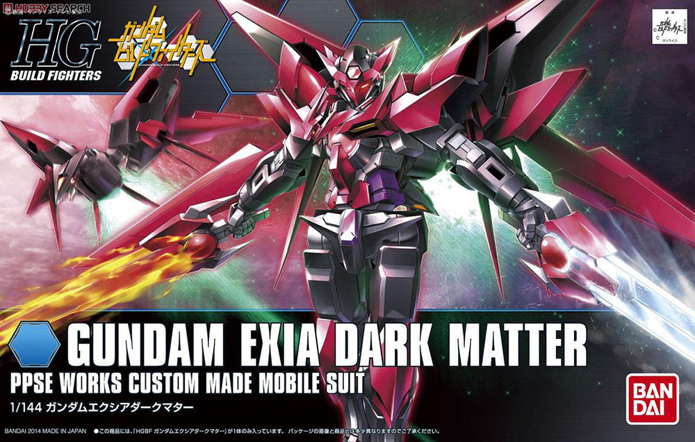 HGBF Gundam Exia Dark Matter 1/144 Model Kit
