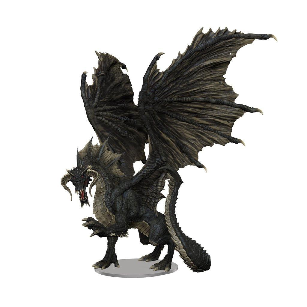 D&D Icons of the Realms Adult Black Dragon