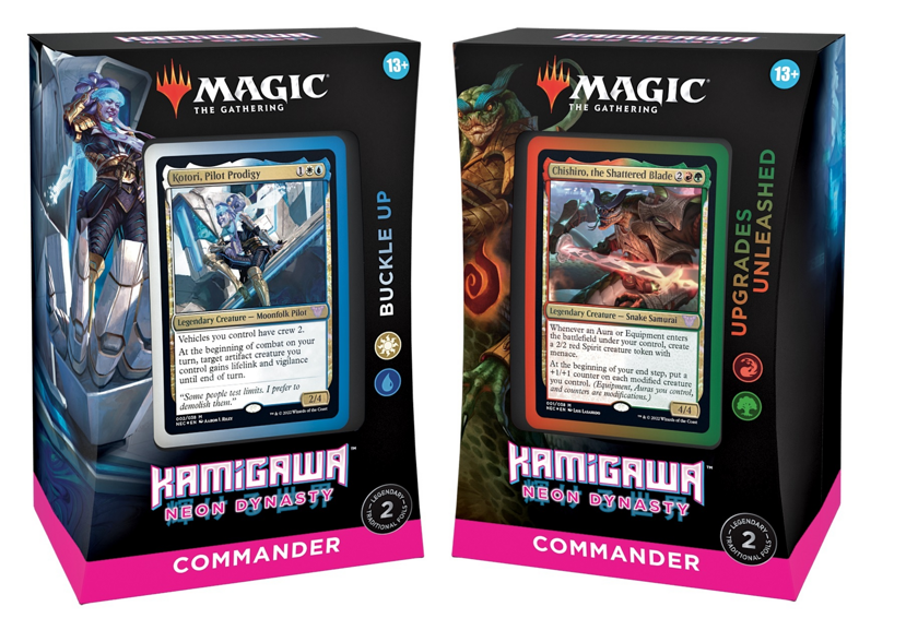 Magic: The Gathering Kamigawa Neon Dynasty Commander Deck – Travelling Man  UK
