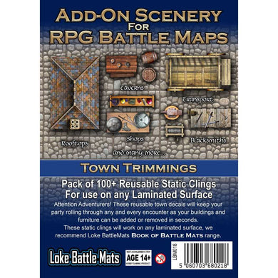 Battle Mats Add-on Scenery: Town Trimmings