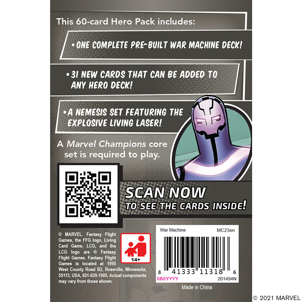 Marvel Champions: War Machine Hero Pack