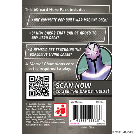 Marvel Champions: War Machine Hero Pack