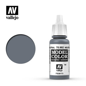 Vallejo model farve - 70.992 neutral grå