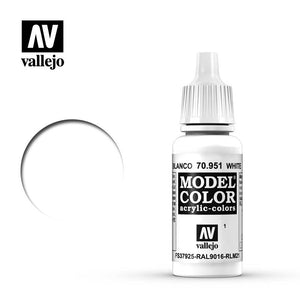 Vallejo modellfarge - 70.951 hvit
