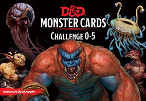 Fangehull og drager monsterkort utfordrer 0-5