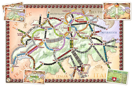 Ticket to Ride Map Collection Volume 2 India & Switzerland