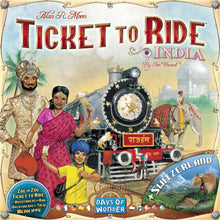 Load image into Gallery viewer, Ticket to Ride Map Collection Volume 2 India &amp; Switzerland