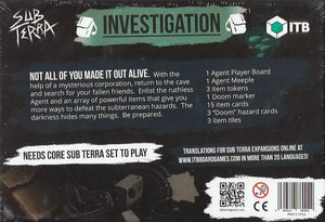 Sub Terra Investigation Expansion