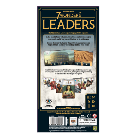 7 Wonders 2nd Edition Leaders Expansion