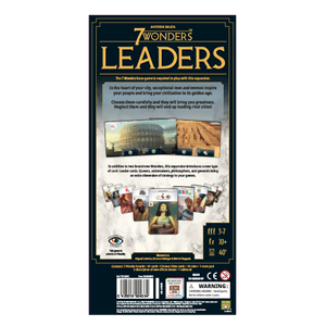 7 Wonders 2nd Edition Leaders Expansion