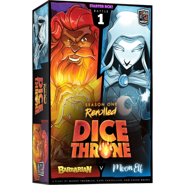 Dice Throne Season One Rerolled 1: Barbarian vs Moon Elf