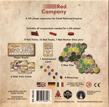 Load image into Gallery viewer, Small Railroad Empires Red Company 5th Player Expansion