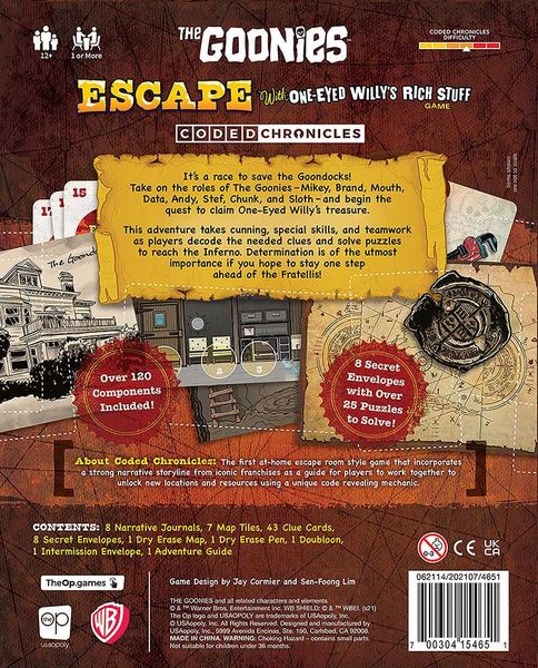 The Goonies Escape with One-Eyed Willy's Rich Stuff - A Coded Chronicles Game