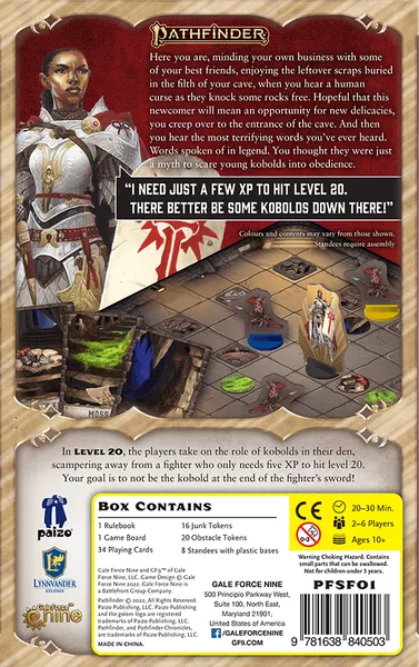 Pathfinder Level 20 Game