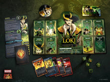 Load image into Gallery viewer, Marvel Dice Throne - 4 Hero Box (Scarlet Witch, Thor, Loki, Spider-Man)