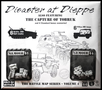 Memoir '44 Battle Map OP4 Disaster at Dieppe / The Capture of Fortress Tobruk